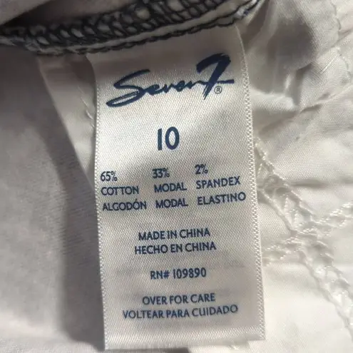 Seven7 NEW Tummy Less High Rise Skinny Neutral Snake print jeans Woman's size 10