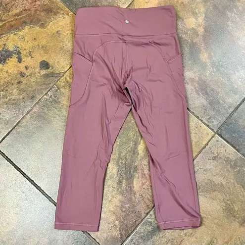 CRZ Yoga  Women’s Lavender High Rise Phone Pocket Activewear Leggings