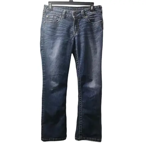 Silver Jeans Silver Jeans Womens Size 29 Suki Surplus Low Bootcut Jean Dark Blue