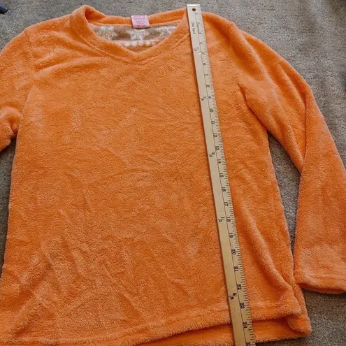 Pink Laundry Size Medium M Coral Bright Fuzzy Sweater Casual Comfy Top Long