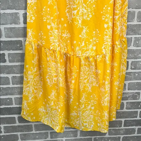 BORGO DE NOR Yellow Wild Bloom Printed Dress Women’s Size 10 SOLD OUT ONLINE