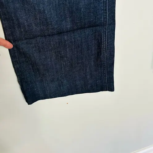 White House | Black Market  Womens Noir Dark Wash Wide Leg Jeans Size 8