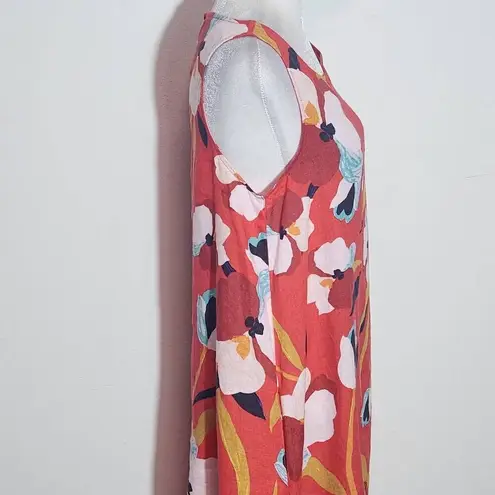 Sigrid Olsen Colorful Floral Linen Dress NWT XS Colorful Linen Dress