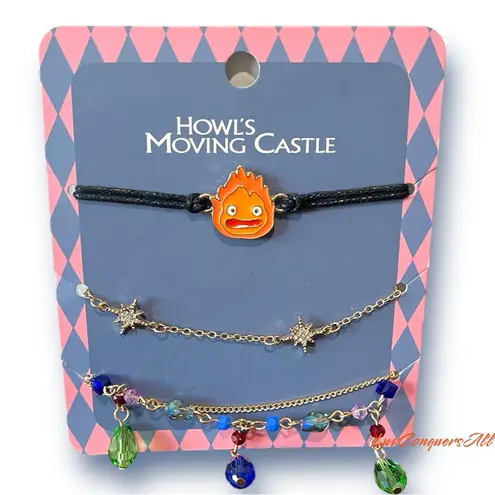 Her Universe Studio Ghibli Howl's Moving Castle 3 Bracelet Set