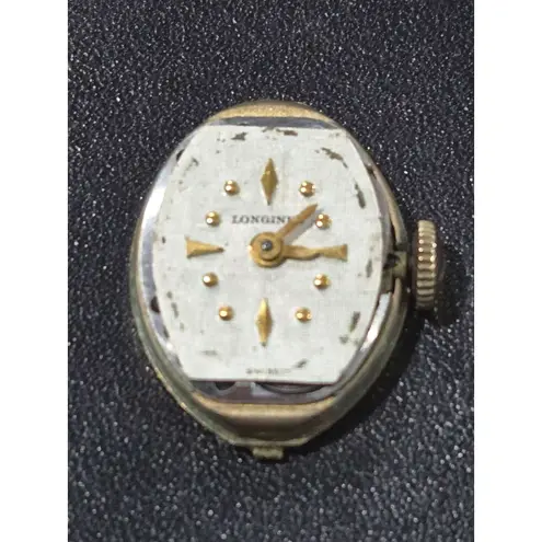 Vintage Longines 10k Gold Women's Gold Tone Hexagonal Face Swiss Made Watch