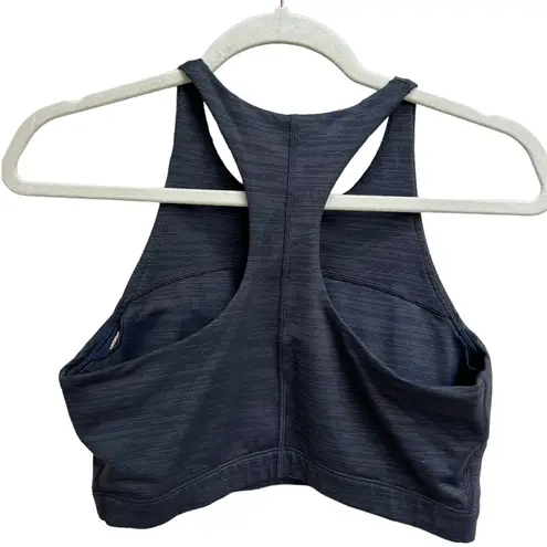 Outdoor Voices 𝅺 Crop Top Sports Bra Move Free Night Black Gray Size Medium‎