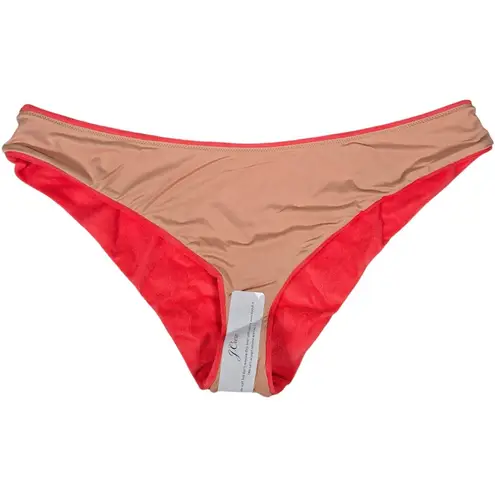 J.Crew  Curved-waist cheeky bikini bottom in‎ terry 3X NWT