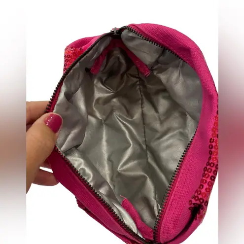 Victoria's Secret  Pink sequin cosmetic case