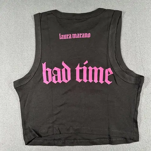 Laura Marano Good Time Bad Time Shirt Womens Med Crop Tank Top Music Band Tour Black