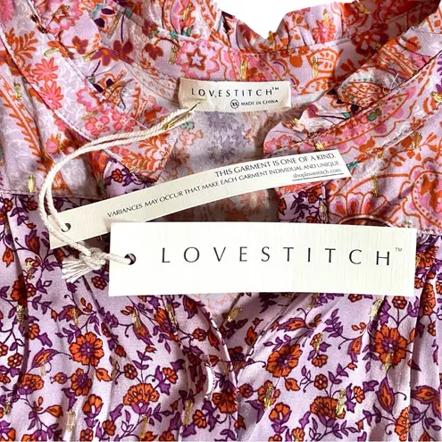 Lovestitch NWT Tempt Fate Flutter Sleeve Top Size XS