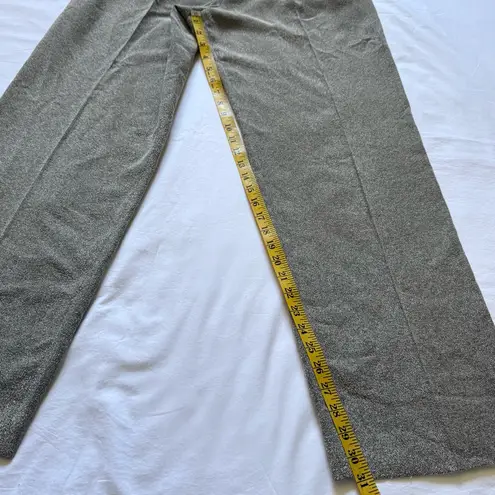 Armani Collezioni Women's Dark Brown Gray Pleated Pants Sz 10 Made in Italy