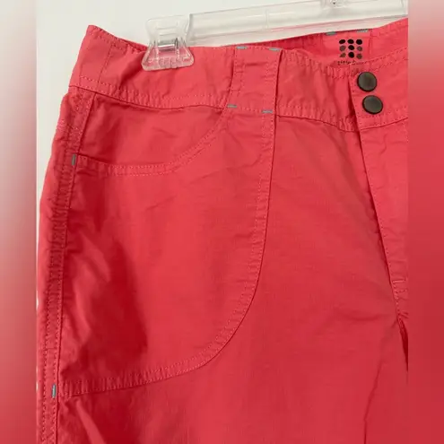 Title Nine Brash Coral Mid-Rise Stretch Capri Pants Size 10