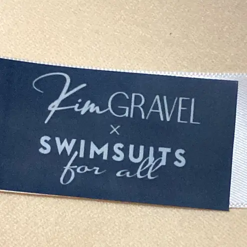 Kim Gravel Swimsuits For All Wo size 6 Vibrant Floral one piece Swimsuit Blue