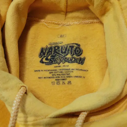 Shonen Jump Naruto Shippuden Sweatshirt Size Medium M Anime Graphic Print Hoodie Unisex