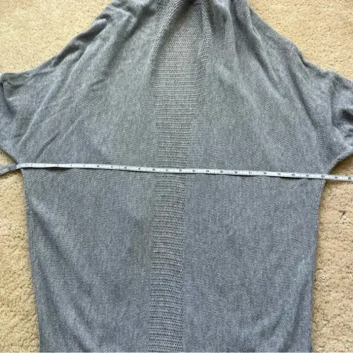 Leo & Nicole  Gray Open Front Long Sleeve Cardigan Sweater - S - EUC