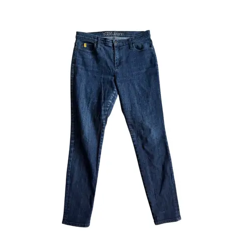 YOGA JEANS Women’s Dark Wash Stretch Skinny Jeans Size 30 Blue