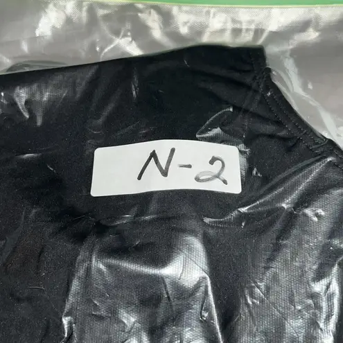 Lands End Black Tummy Control Square Neck Tankini SWIM TOP Size 10 DDD 522667 Black