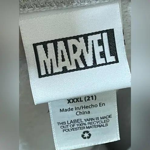 Marvel - Comics Gray Sweatshirt with Colorful Characters Size XXXL