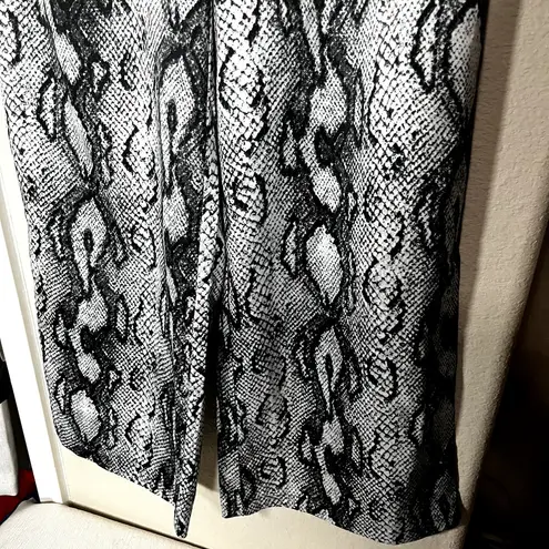 Only Palazzo Pants Wide Leg Snakeskin print stretch EU38 sz M pockets