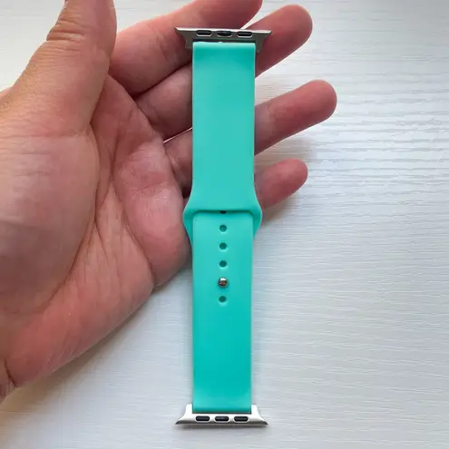 New Turquoise Apple Watch Silicone Sport Band Apple Watch Band Strap 42/44/45mm Blue