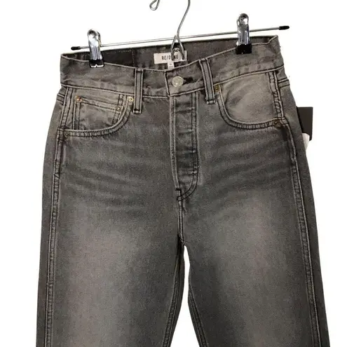 RE/DONE Womens 90s High Rise Loose Jeans 23 Vintage Ash Grey Cotton 90’s Y2K