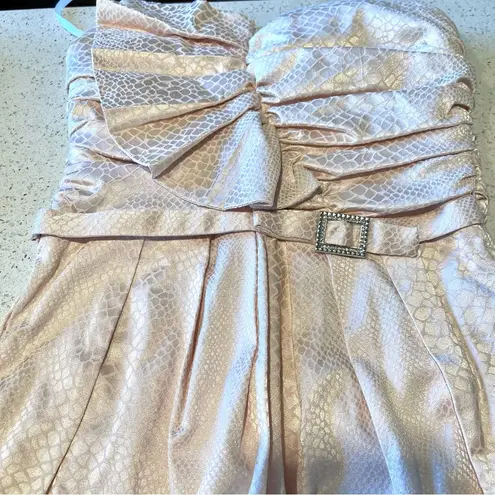 Gianni Bini  Pink Snake Print Mini Dress