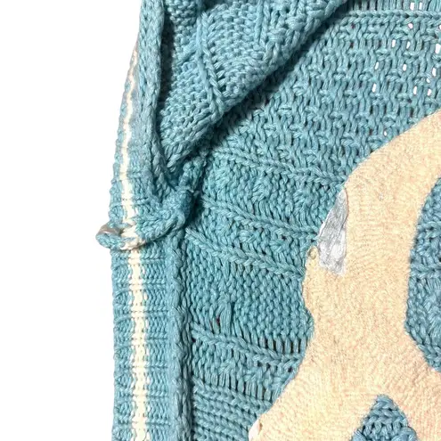 Taylor Swift  1989 Cardigan Blue White Cable Knit Sweater XS SM Taylor's Version