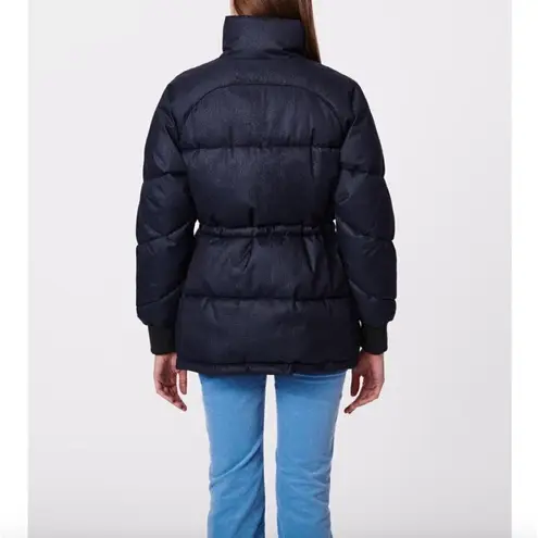Bernardo Water Resistant Polyester Puffer Jacket Navy Womens Size Medium