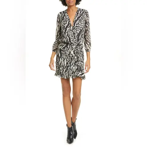 Veronica Beard Kiran Dress in Black/Bone