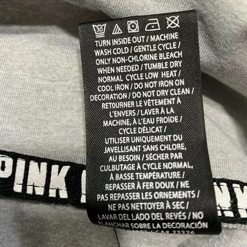 PINK - Victoria's Secret Pink‎ Victorias Secret Top S Turtleneck Pullover Active Zip Pockets Thumbholes