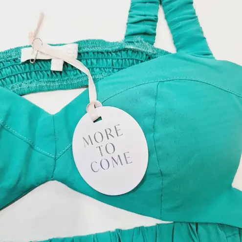 MORE TO COME Torie Pant Set in Turquoise XS Green