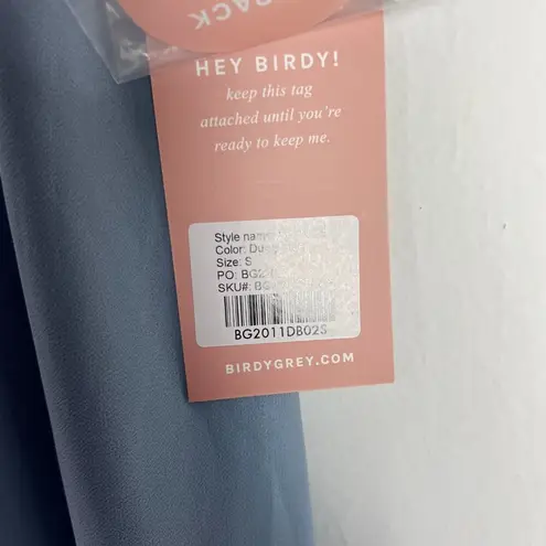 Birdy Grey NWT  Spence Convertible Dress in Dusty Blue Gown Size Small S NEW