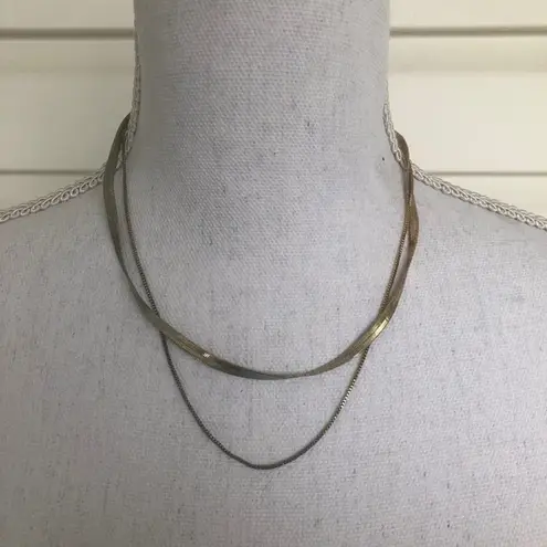 Urban Outfitters Gold Chain Layer Necklace