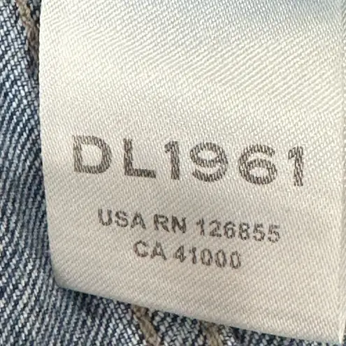 DL1961 Karlie Boyfriend Jean Shorts Distressed Bohemian Bedford Blue Size 23