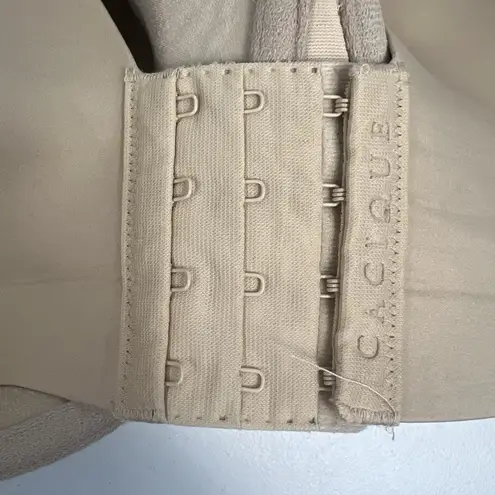 Cacique 44G Bra Totally Smooth Lightly Lined Full Coverage T-Shirt Underwire Tan