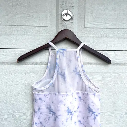 DYI Define Your Inspiration Womens Tank Pale Pink Blue Mesh Shelf Bra Medium