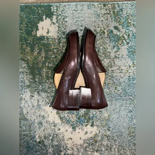 Nine West Vintage 90s  brown leather loafers, size 8M