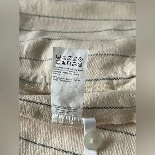 River Island  Cream and Black Striped Bomber Jacket