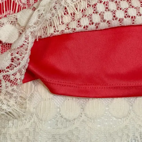 Eliza J | Cream Lace Overlay Sheath Dress | Size 2