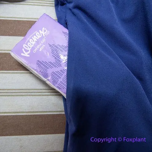 New! 1.STATE Women's Cuffed Sleeve Romper Blue,‎ size L Blue Size L