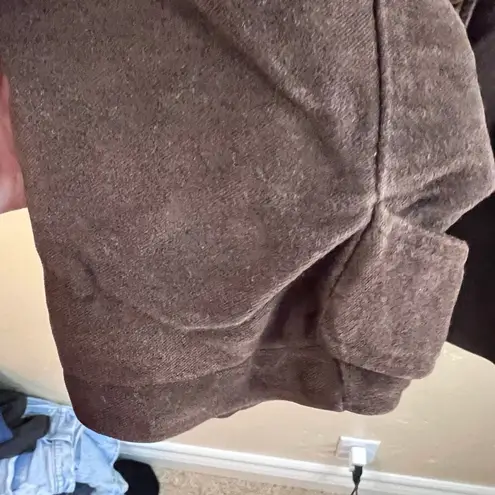 Gap  Womens Brown Distressed Pea Coat Size Small Career Work‎ Wear