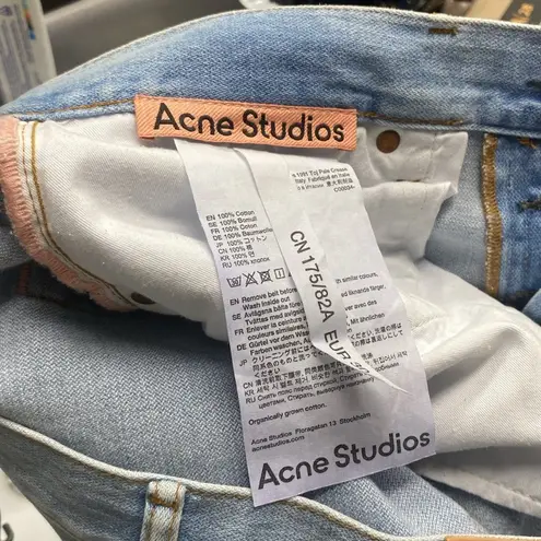 Acne Studios Acne Studio light wash wide leg relaxed fit baggy HTF