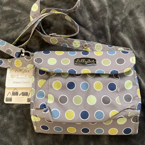 Lilly Bit diaper clutch/crossbody. Wear it 4 ways with adjustable straps!