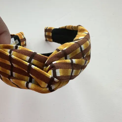 Autumn Adeigbo Pattern Printed Fabric Twisted Knot Shape Knot Headband