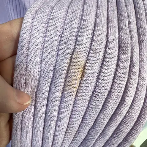 Tavin Womens Maxi Sweater Dress Ribbed Hooded Long Sleeve Purple Pullover Sz 12