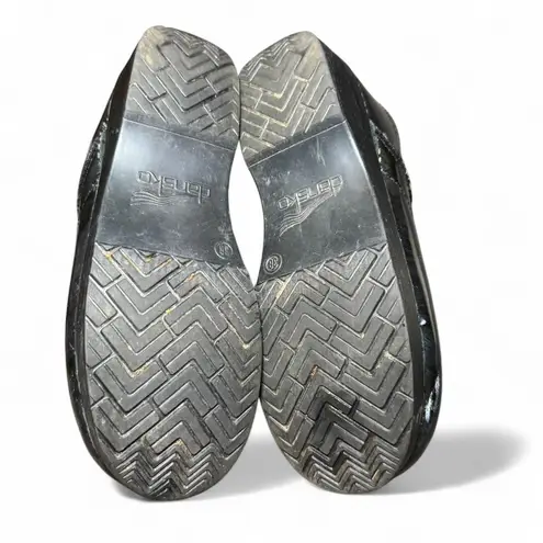 Dansko Women’s Black Leather Professional Clogs Size 38 EU (7.5–8 US) Comfort Wo
