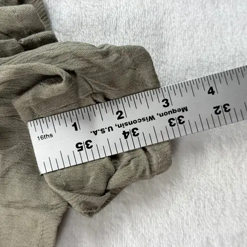 Sincerely Jules Ruffle Shorts Drawstring Waist Casual Green Size XS/S