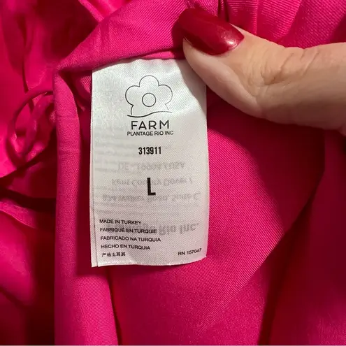 Farm Rio NEW NWT  Pink Cutout Maxi Dress