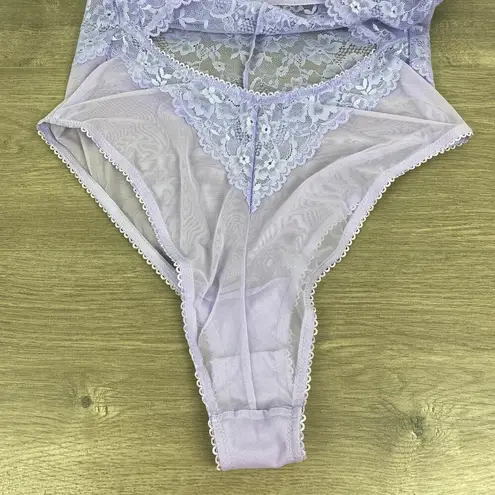 Savage x Fenty Lilac Purple Lace Teddy Bodysuit Sz.2X NWT