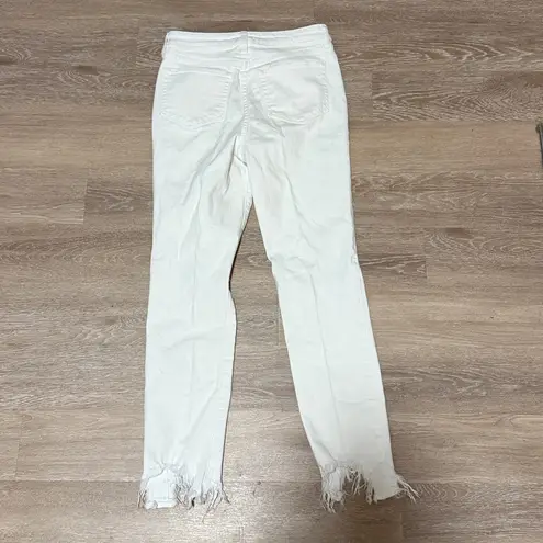 L'Agence  High Line High Rise Skinny Jeans White Size 28